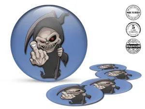 Sticker silicone Luxury Look Limited Edition Dome Stickers